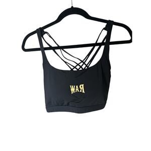Rawgear Women's Strappy Back Athletic Brassiere Fitness Gym Sport Bra Size M NWT